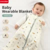 Baby Sleeping Bag Newborn Baby Anti-shock Sleeping Bag Pajamas Baby Pajamas Light Zipper Crawling Suit Anti-kick Cartoon Animal 1