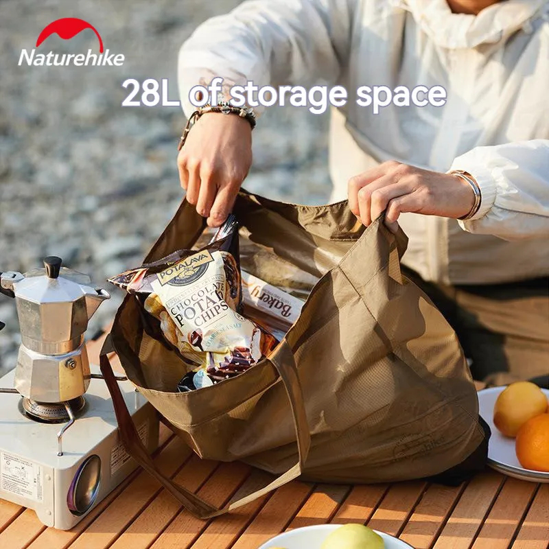 20D Nylon Handbag 39g Ultralight Camping Shoulder Bag 28L Portable Outdoor Picnic Waterproof Travel Bag Sports