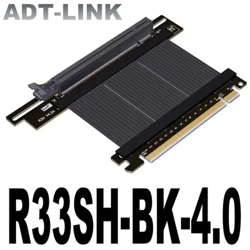 pci-e-40-16x-placa-grafica-vertical-kickstand-base-atx-case-flexivel-pci-e-x16-40-cabo-riser-card-gpu-adaptador-de-extensao-porto