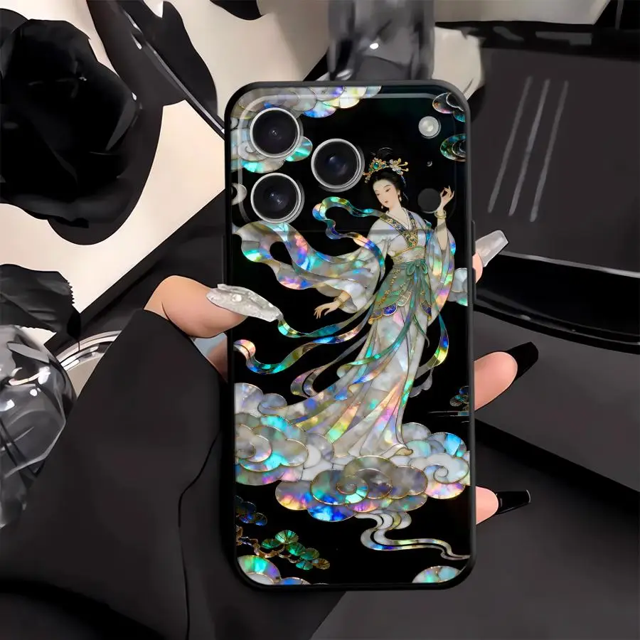 Phoenix Mother Of Pearl Art Print Phone Cover Case