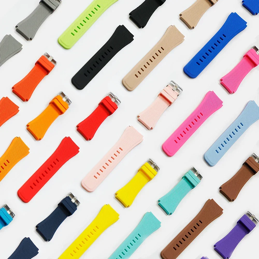 Premium 22mm Silicone Sports Bracelet Wristband