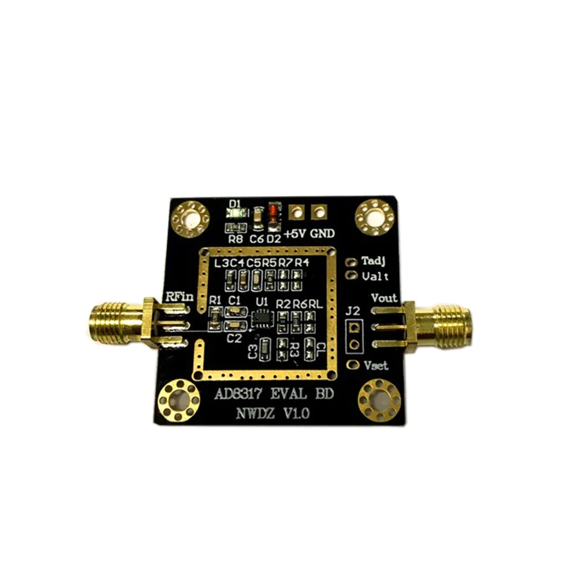 Medidor de potencia del detector logarítmico de radiofrecuencia AD8317  1M-10000MHz