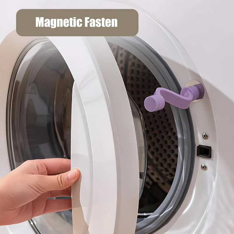 Front Load Washer Door Prop and Stopper Magnetic Washing Machine Door Holder Removable Washer Door Stopper 3