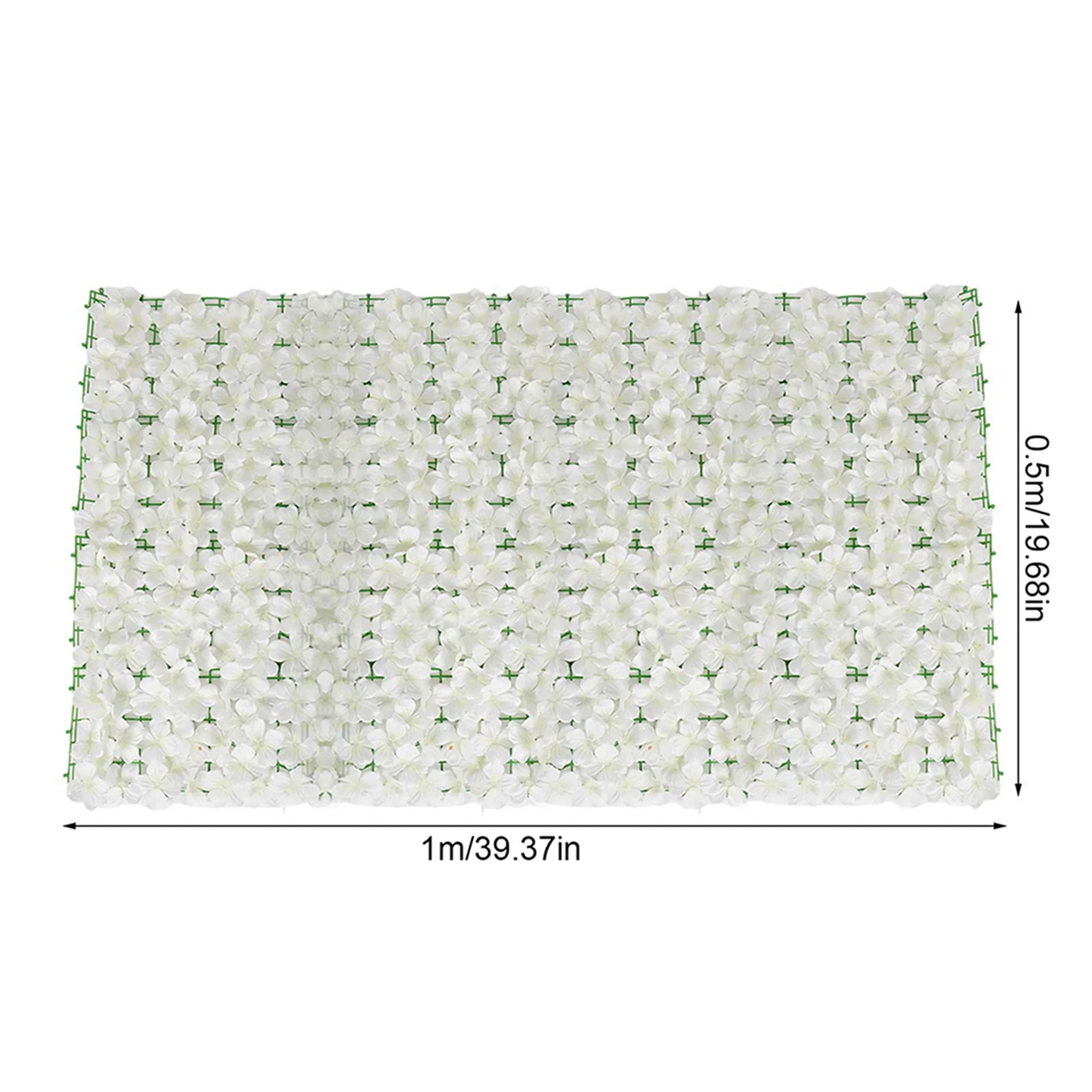 Artificial Rattan Fence with Back Grid Vibrant Blooms Surrounding Privacy Balcony Screen for a Realistic Look