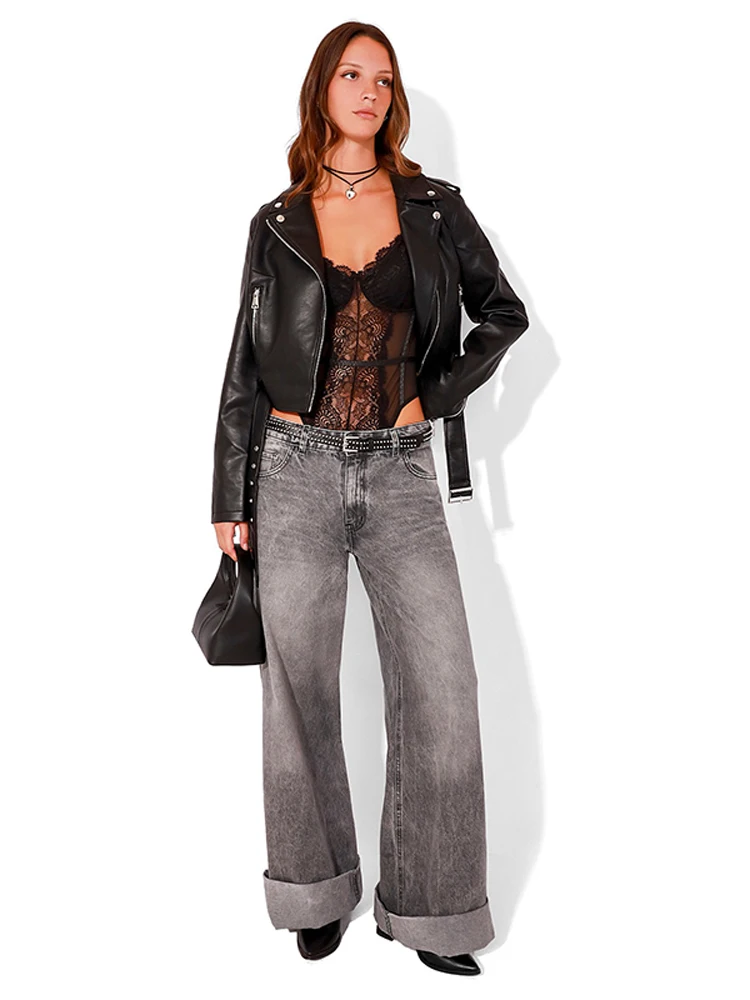 sheer mesh panel detail on the bodysuit