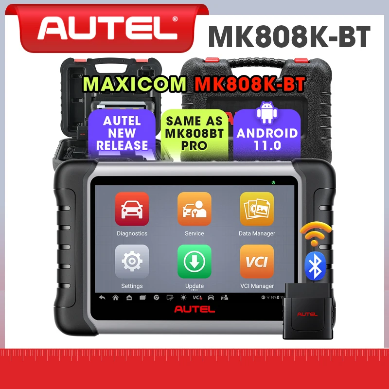 Autel MaxiCOM MK808KBT PRO MK808K BT Bluetooth Diagnostic Tools Full ...