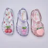 Mini Melissa New Style Valentine's Day Children Summer Roma Sandals Heart Design Girl Fashion LOVE Jelly Shoes Kids Beach Sandal 4