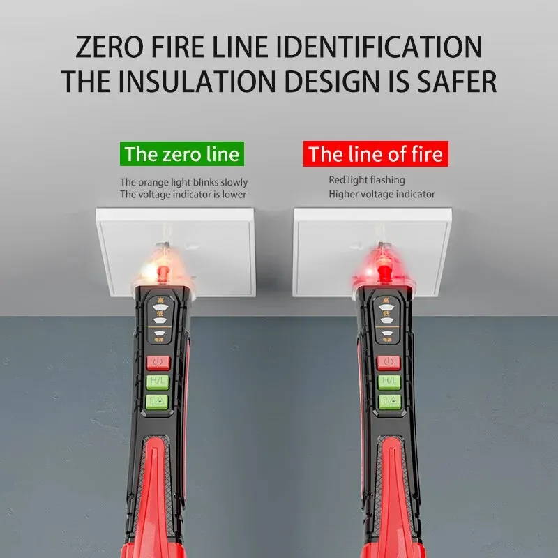 Electric Pen High-Precision Induced Electric Tester Pen Electroprobe Screwdriver Probe Light Voltage Tester Detector Test