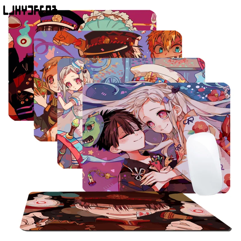 

Cute Toilet Bound Hanako Kun Mousepad Non-slip Lockedge Cartoon Anime Gaming Keyboard Mouse Smooth Company For PC Computer Table