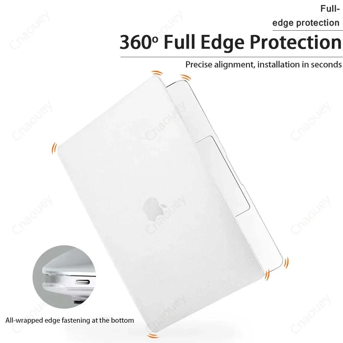 Funda Laptop Case para Macbook m2 m1 Air13.6 Air13.3 Air13 Air15 Shell Ultra Fino Macbook Pro 14 Novo Coque 2023 - Imagem 6