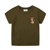 Jumping Meters 2-7T Summer Boys Animals  Tshirts Print Fashion Short Sleeve Kids Tees Tops Baby Clothing 3