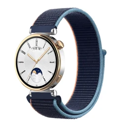 Nylon Watch Strap Replacement - Universal Fit, 18mm/22mm for Huawei GT 6 (41mm) (Deep Sea Blue)
