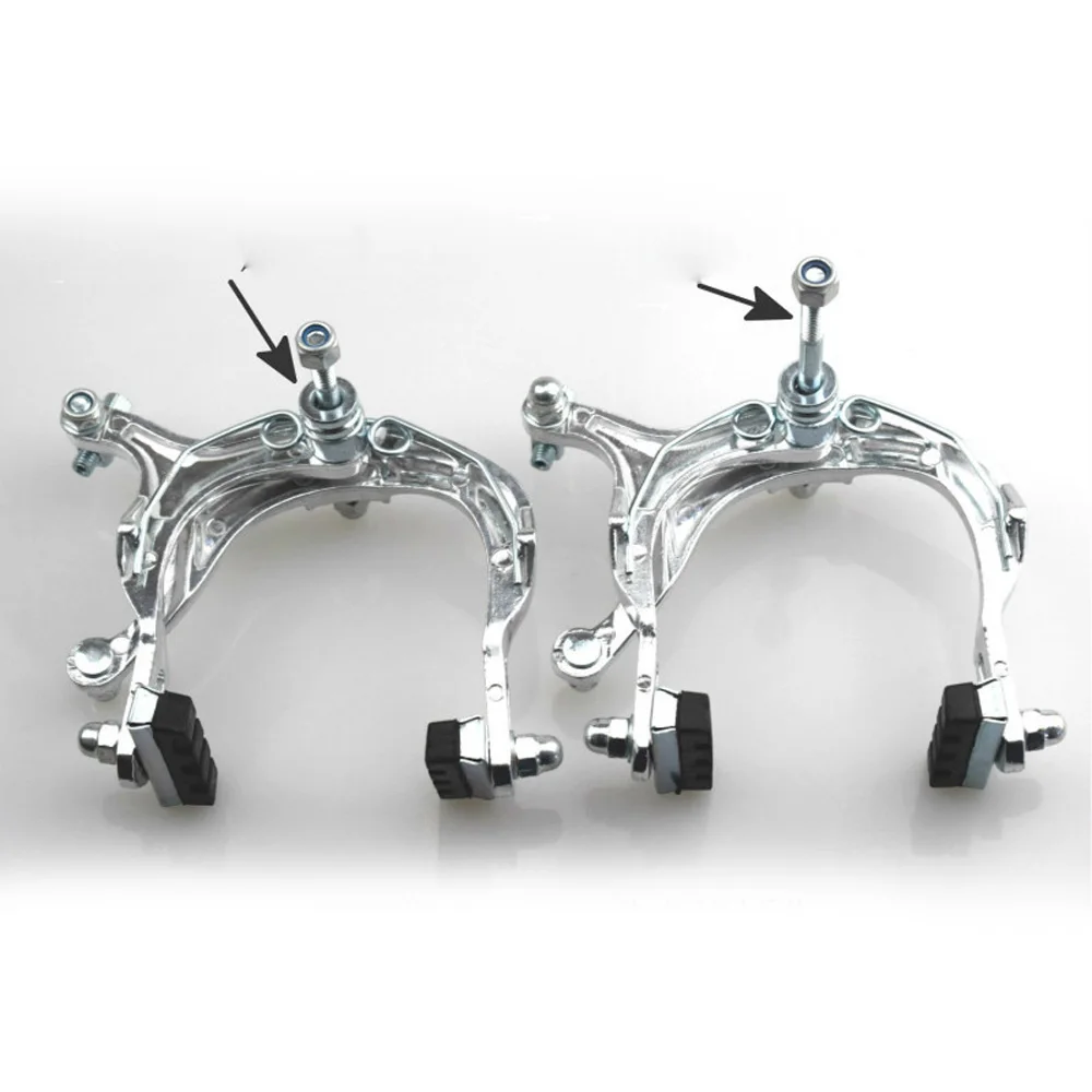 Road Alloy Bike Brake Caliper Set Reach Front Rear Bicycle Brakes Cycling Brake