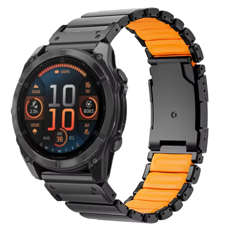Premium 26mm Titanium Watch Band with Quick Fit Strap Feature