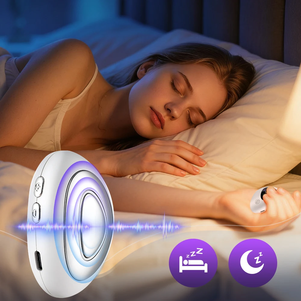 Handheld Sleep Aid Device with Pulse Stimulation Intelligent Sleep Instrument for Anxiety And Insomnia Relief Nerve Soothing