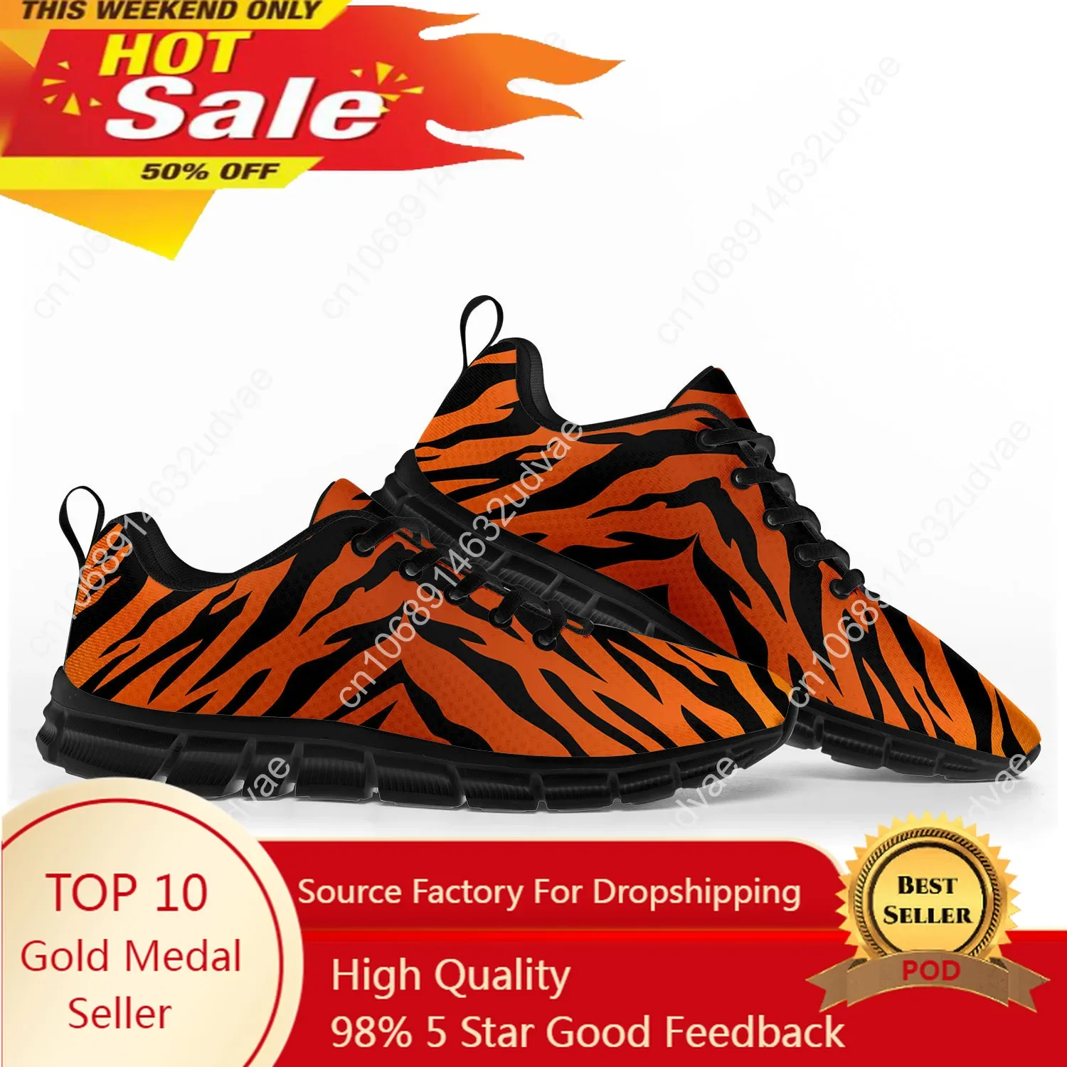 

Tiger Stripe 3D Print Sports Shoes Mens Womens Teenager Kids Children Sneakers Tide Printed Causal Custom Quality Couple Shoes