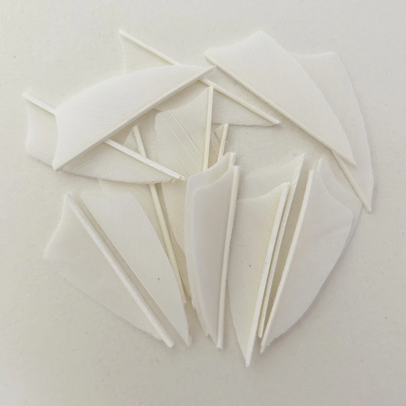50Pcs 2Inch IBOUNFOX Arrow Fletching Turkey Feathers for Archery Arrows Vanes Right /Left Wings DIY Archery Accessories 5