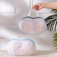 Anti-deformation Bra Mesh Bag Machine-wash Special Polyester Bra Mesh Bags Laundry Brassiere Bag Cleaning Underwear Sports Bra 2