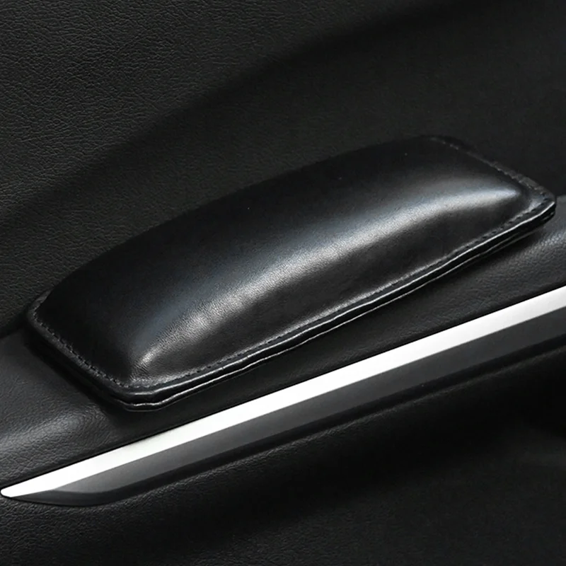 Universal Car Knee Pad Cushion Leather Pillow Elastic Memory Foam Seat Pillows Cushions Auto Interior Accessories car seat cushion car cushion knee cushion