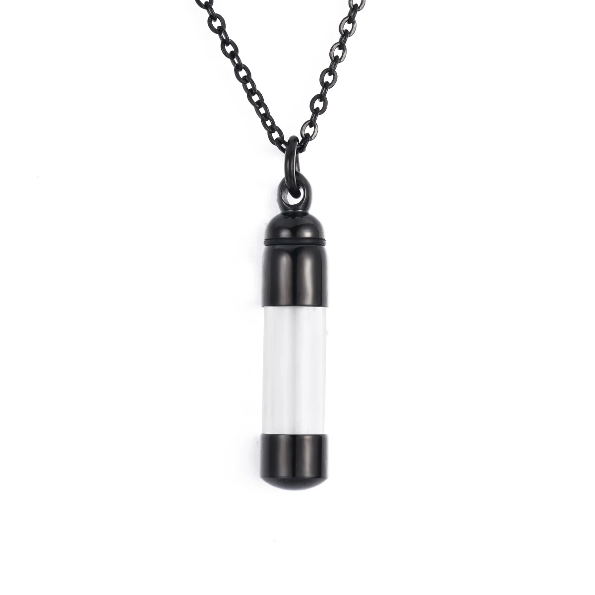 WANFJ Urna Cremazione Keepsake Bella Goccia di Cenere di Urna d'Acqua per Collana di Gioielli Cremazione Commemorativa in Acciaio Inossidabile per Donne E Uomini E Animali Domestici-D