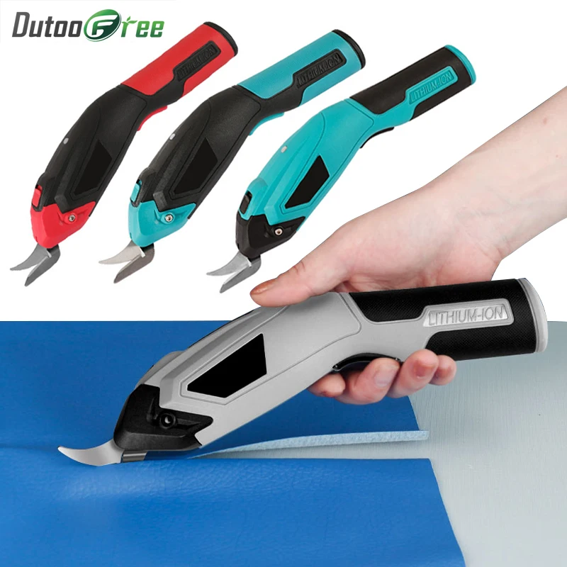 Electric scissors Cordless/fabric/Leather/Cloth Sewing hand held alloy  double head cutting multi functional electric cuttingTool