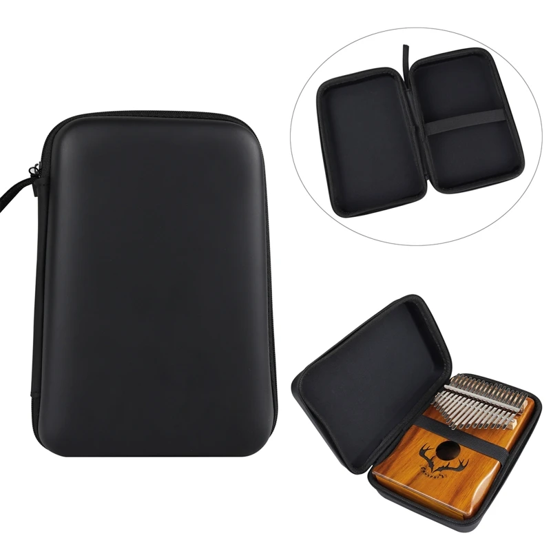 

10/17/21 Keys Kalimba Case Thumb Piano Case Water-resistant Shock-proof Mbira Box Bag