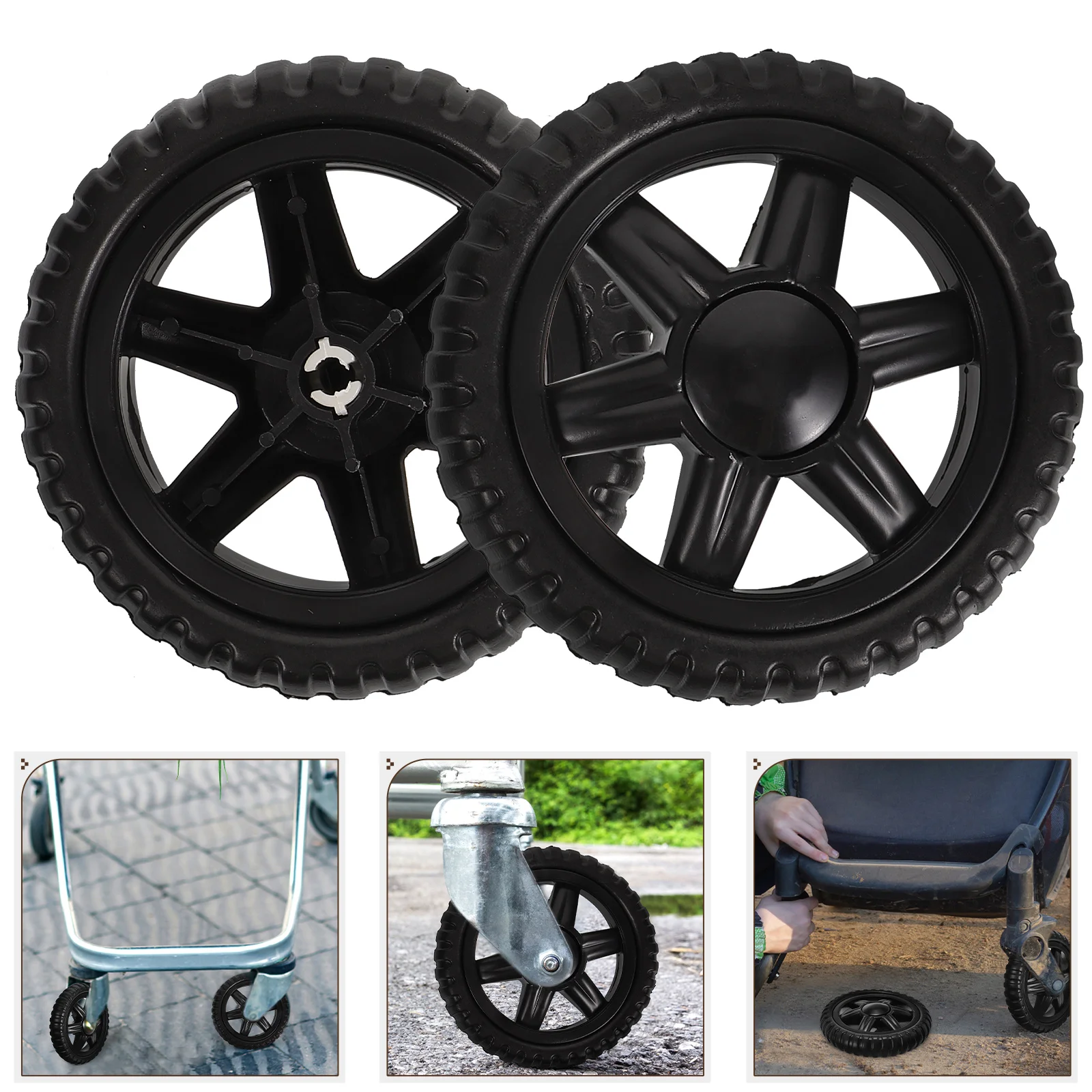 

Shopping Cart Wheel Replacement Metal Cart Casters Trolley Casters Stair Climbing Wheels