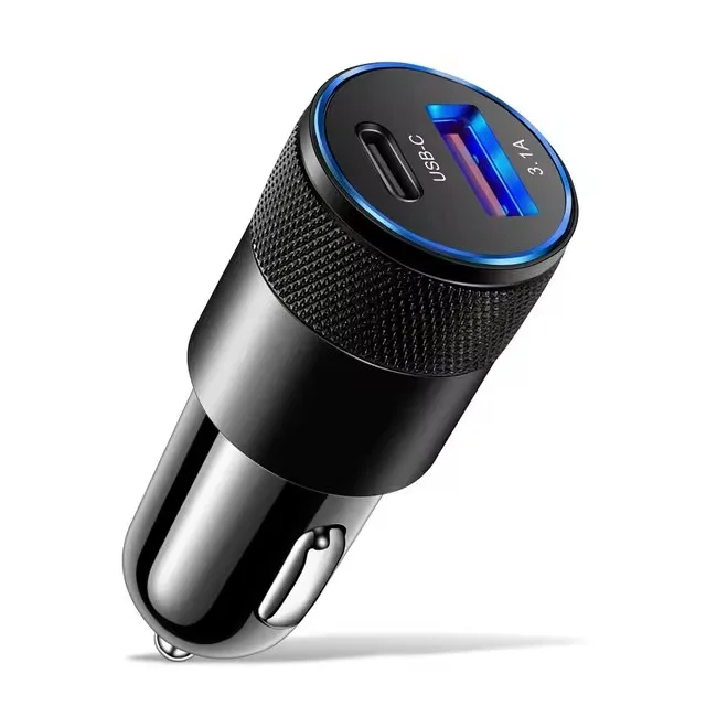 ตัวเลือกสินค้า อะแดปเตอร์ชาร์จรถยนต์ USB-C 66W ชาร์จเร็ว