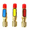 1/4" Male to 5/16" Female SAE R410A Refrigerant Straight Ball for Valve Charg 1
