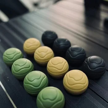 침몰 방지 볼 접이식 야외 의자, 캠핑 장비, 문 체어, 유니버설 베이스, 4 개 1 세트