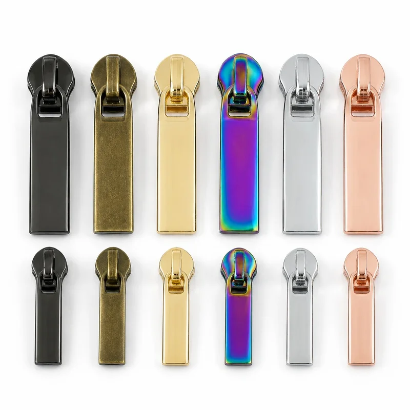 Assorted Zipper Slider Pack for Nylon Zippers - Repair and Sewing Accessories