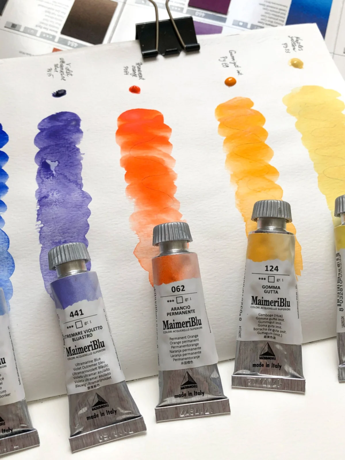 Maimeri Blue Master Watercolor Single Pigment 12ml Tube Artist Painting акварельProfessional Painting Pigment 2