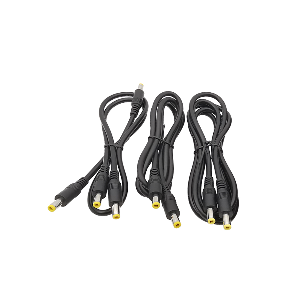 5.5 x 2.5mm 12V DC Male to Male Plug Connector 5.5MM x 2.5MM Extension Cable Wire Adapter For LED Strip CCTV Camera 30-300CM