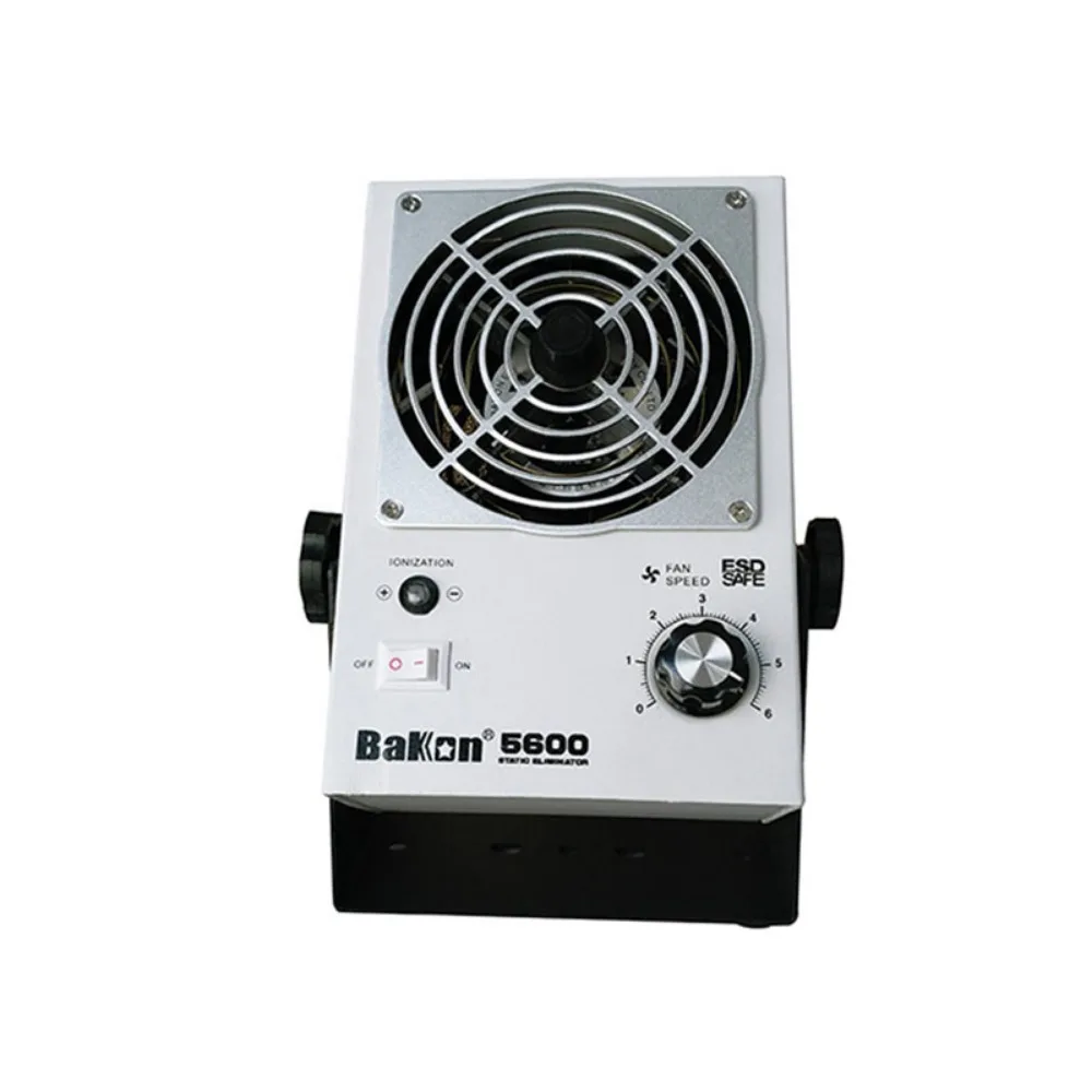 BAKON BK5600 AC Static Electricity Elimination Desktop Mini ESD Ionization Air Blower Electric Blower High Voltage AC220V/50HZ chenzhou island electromagnetic radiation detector electromagnetic ionization radioactive radiation high frequency tester