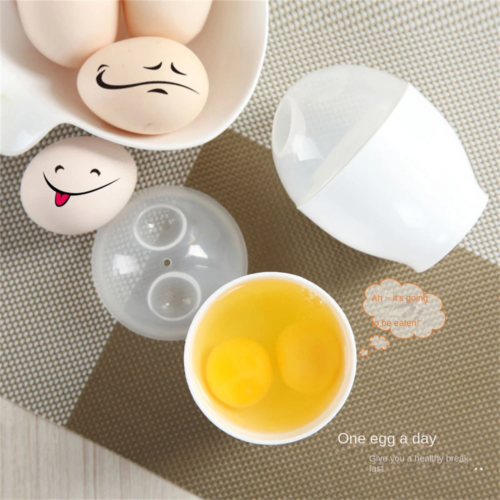 Description Picture 4 of itemNew Healthly Microwave Egg Cooker Boiler Maker Mini Portable Quick Egg Cooking Cup Steamed Kitchen Tools for Breakfast