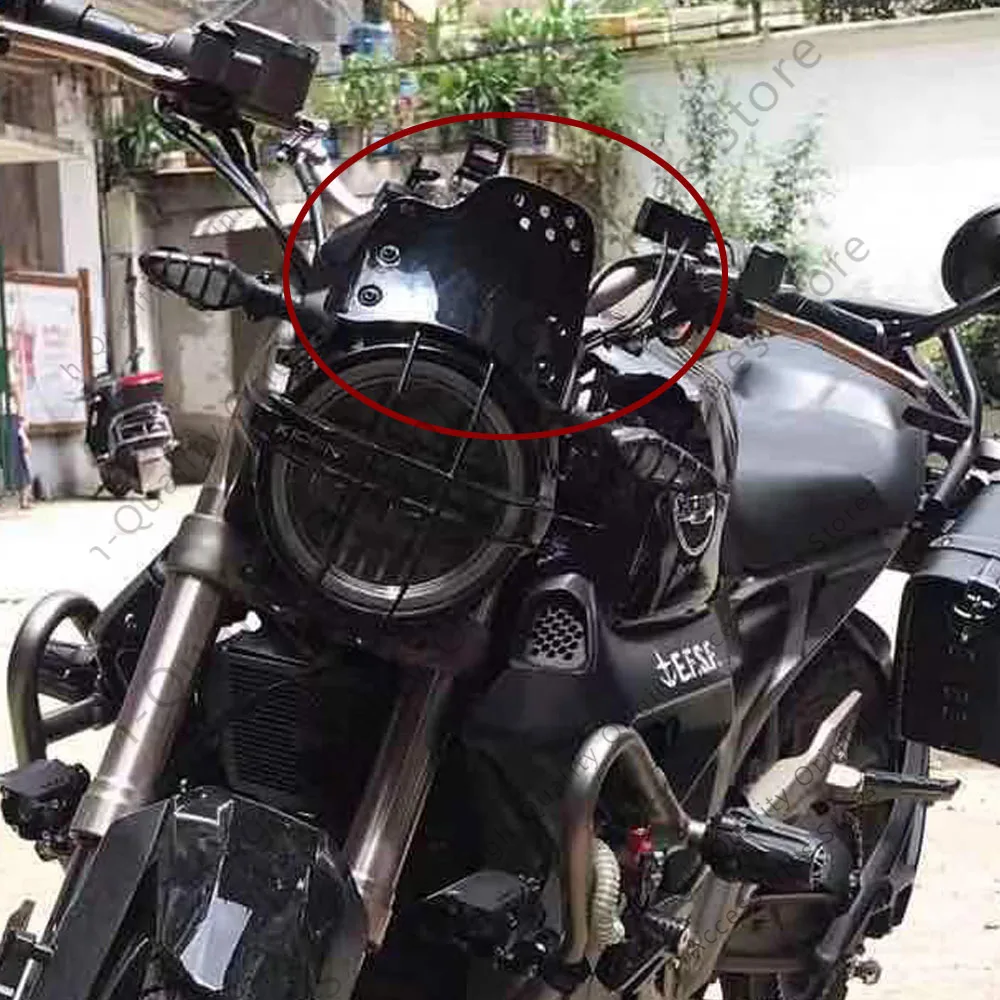 NEWFitZontesG1MotorcycleRetroStyleWindshieldApplyForZontesG1