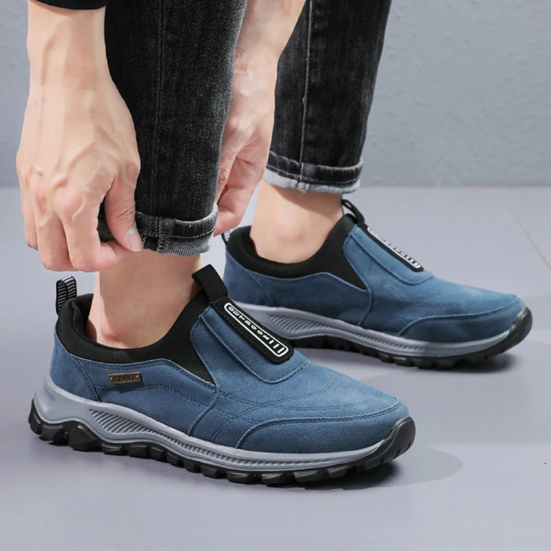High Quality Indestructible Man Shoe Sneakers Breathable Running Shoes Lightweight Anti-slip Outdoor Men's Sneakers Male Shoes
