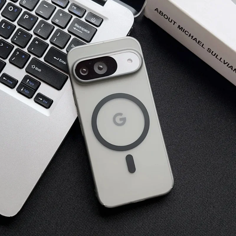 Translucent Frosted Magnetic Soft TPU Case with Camera Protection and Magsafe Compatibility