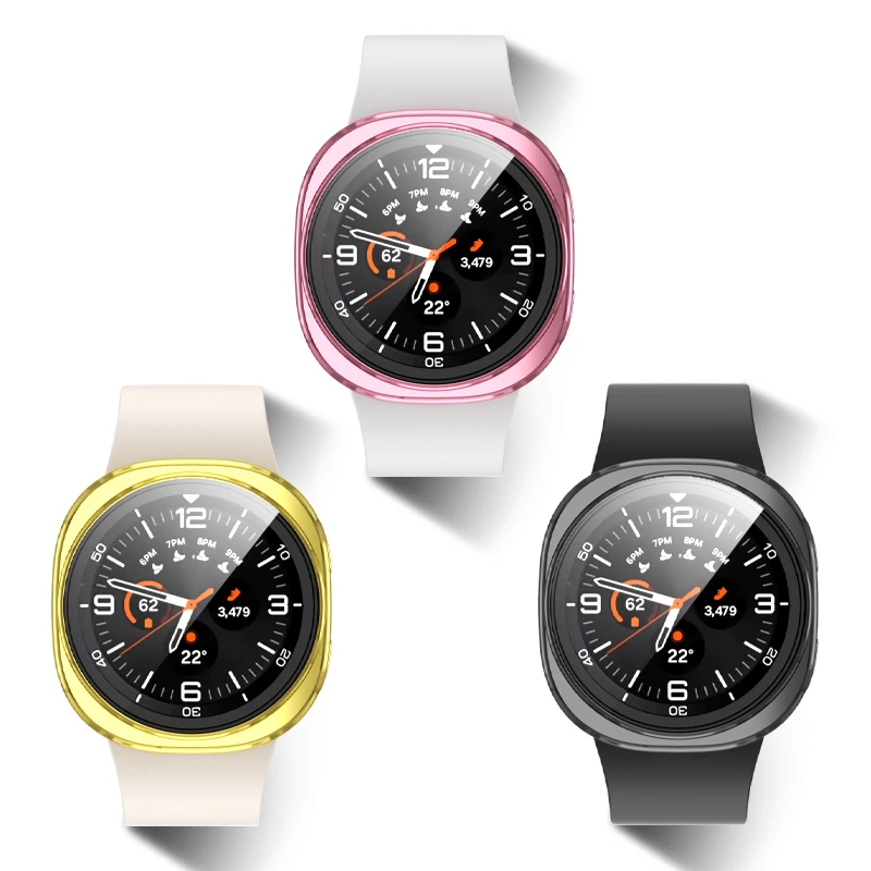 Full Coverage Protective Bumper Case - Soft TPU Watch Cover Accessory