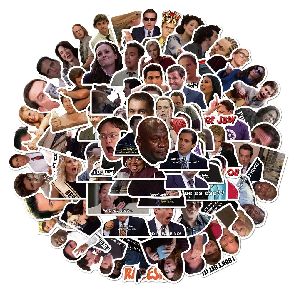 Funny Classic TV Show Meme Stickers 10/30/50/100Pcs For DIY Scrapbook Laptop Stationary Guitar Suitcase Car