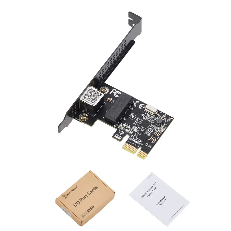 단일 포트 기가비트 이더넷 PCI 익스프레스 유선 네트워크 카드, RJ45 포트 랜 어댑터, NIC Realtek 8111 칩셋, 1000mbps