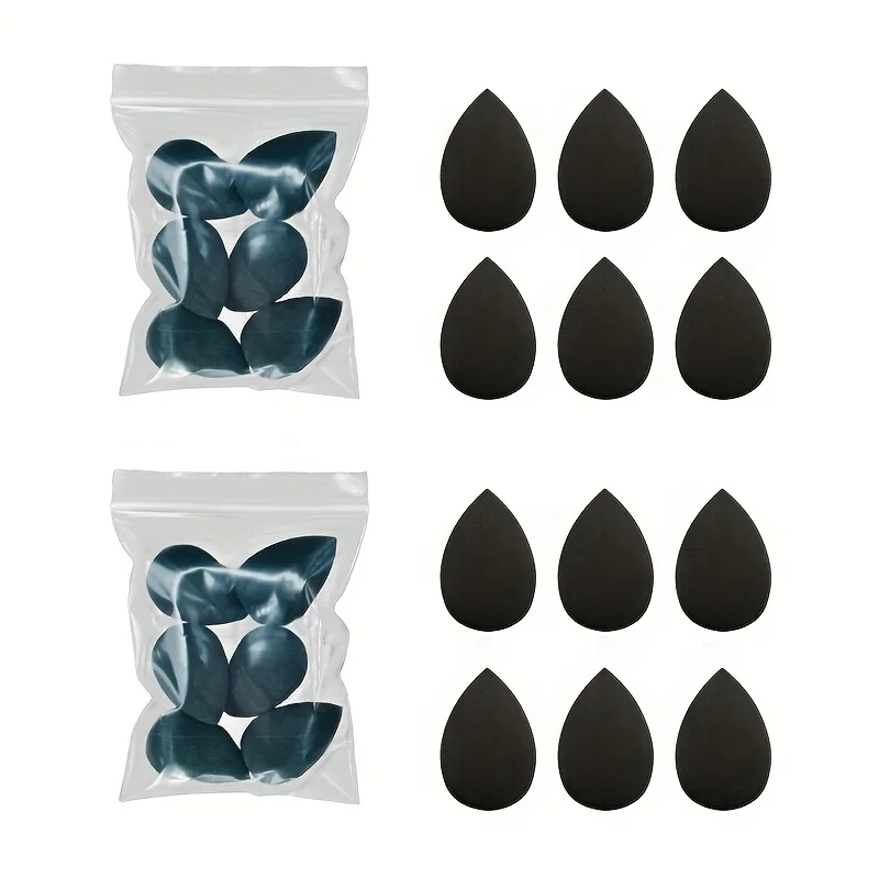 Mini Makeup Sponge Set Latex-Free Wet/Dry