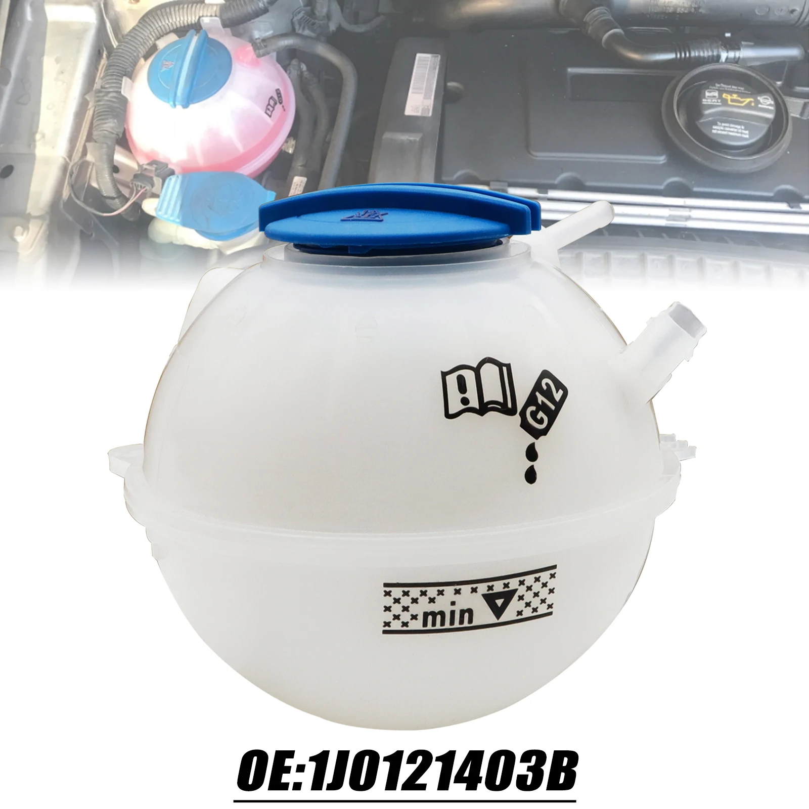 Refrigerante Encabezado Expansión Botella Tanque Depósito Para Audi A3