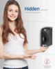 Large Foam Soap Dispenser Wall Mount 1000ML Foaming Soap Dispenser Kitchen Bathroom Foam Pump Manual Soap Dispenser Clear 6