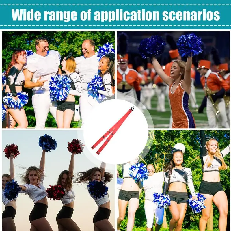 Pom Bow Holder for Cheerleader Accessories Creative Ribbon Keychain Keychain Pendant Backpack Decorative Accessories Gifts