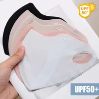 Fashion UV Sun Protection Mask Summer Waterproof Breathable Full Face Ice Silk Sun Protection Mask Anti Ultraviolet Thin Outdoor 1