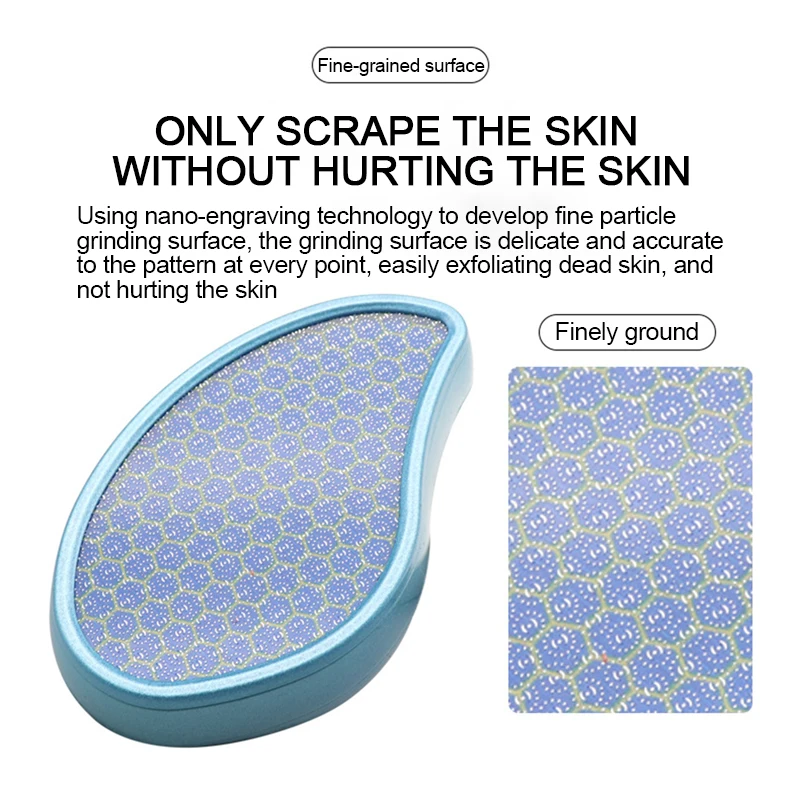 Foot File 1PC Nano Glass Foot Plate Exfoliate Foot Hard Dead Skin Pedicure Remover Scrubber