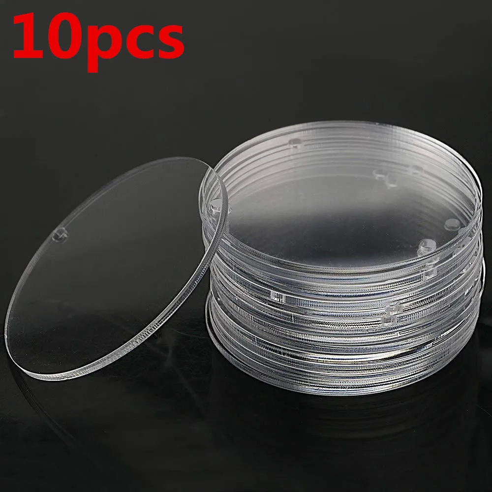 60 Pieces Transparent Acrylic Circle Discs Thick Round Acrylic Sheets  Acrylic Circle Disc Ornament Blanks Clear Round Acrylic Ornaments for DIY