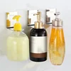 Shower Gel Bottle Rack Hook Hanging Hanger Wall No Drill Paste Bracket Shampoo Soap Liquid Bottle Holder Stand Hook 4