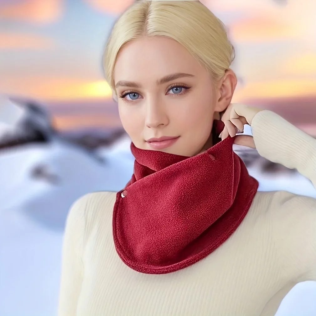 Merino Wool Scarf Winter Neck Protection Cycling